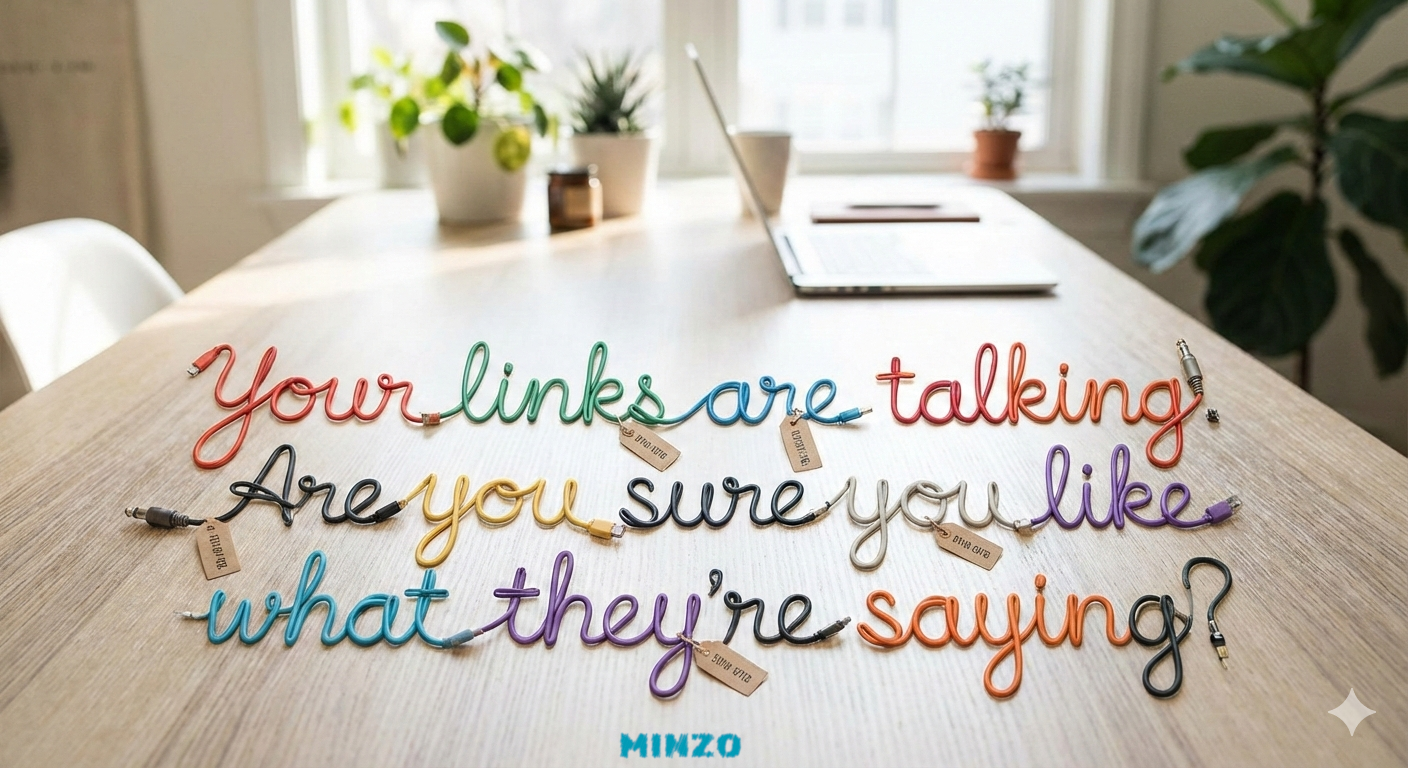 Your links are talking. Are you sure you like what they're saying?